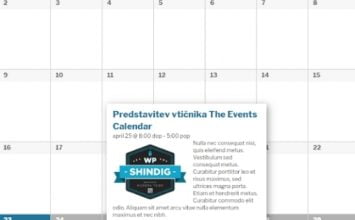 Najboljši WordPress vtičniki pod drobnogledom: The Events Calendar